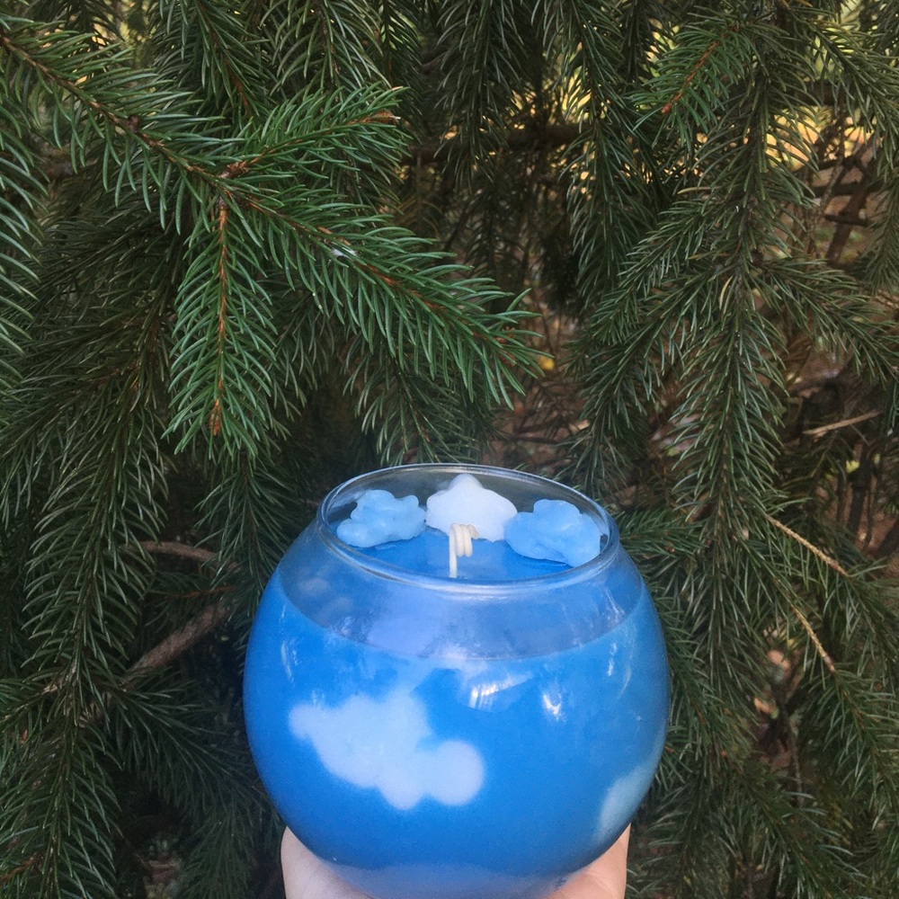 Bubble Cloud Candle